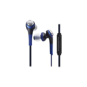 Audio-Technica オーディオテクニカ マイク＆コントローラー搭載 ダイナミック密閉型カナルイヤホン ブルー ATH-CKS550I-BL