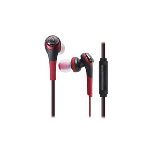 Audio-Technica オーディオテクニカ マイク＆コントローラー搭載 ダイナミック密閉型カナルイヤホン レッド ATH-CKS550I-RD