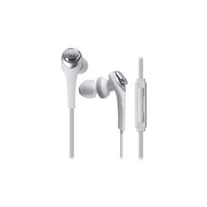 Audio-Technica オーディオテクニカ マイク＆コントローラー搭載 ダイナミック密閉型カナルイヤホン ホワイト ATH-CKS550I-WH