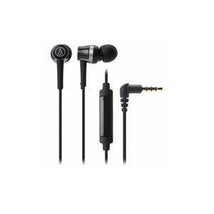 Audio-Technica オーディオテクニカ ATH-CKR30IS-BK マイク＆コントローラー搭載ダイナミック型カナルイヤホン（ブラック）
