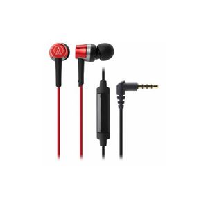 Audio-Technica オーディオテクニカ ATH-CKR30IS-RD マイク＆コントローラー搭載ダイナミック型カナルイヤホン（レッド）