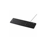 （まとめ） BUFFALO バッファロー USB接続 有線スタンダードキーボード ブラック BSKBU18BK 【×5セット】
