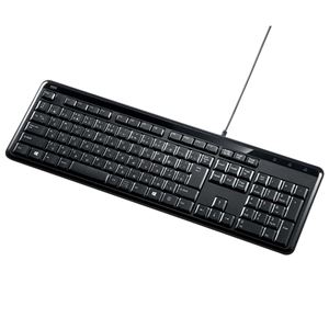 サンワサプライ 静音スリムキーボード SKB-SL29BK