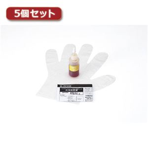 5個セットロジテック エプソン用80／70交換インク THE-8070Y4 THE-8070Y4X5