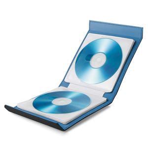 （まとめ） エレコム CD／DVD／Blu-ray対応手帳型メディアケース／マグネット開閉／12枚収納／ブラック CCD-CB12BK 【×5セット】