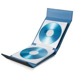 （まとめ） エレコム CD／DVD／Blu-ray対応手帳型メディアケース／マグネット開閉／24枚収納／ブラック CCD-CB24BK 【×5セット】