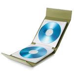 （まとめ） エレコム CD／DVD／Blu-ray対応手帳型メディアケース／マグネット開閉／24枚収納／ホワイト CCD-CB24WH 【×5セット】