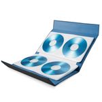 （まとめ） エレコム CD／DVD／Blu-ray対応手帳型メディアケース／マグネット開閉／56枚収納／ブラック CCD-CB56BK 【×3セット】
