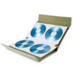 （まとめ） エレコム CD／DVD／Blu-ray対応手帳型メディアケース／マグネット開閉／56枚収納／ホワイト CCD-CB56WH 【×3セット】