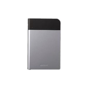 BUFFALO バッファロー ICカード対応MILスペック 耐衝撃ボディー防雨防塵ポータブルHDD シルバー 2TB HD-PZN2.0U3-S HD-PZN2.0U3S