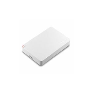 BUFFALO バッファロー HD-PCF2.0U3-GWE ミニステーション ターボPC EX2 Plus対応 USB3.1（Gen1）／USB3.0用ポータブルHDD ホワイト 2TB HD-PCF2.0U3-GWE