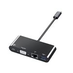 エレコム USB Type-C接続ドッキングステーション（PD対応） DST-C03BK