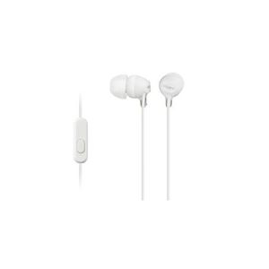 （まとめ） ソニー 密閉型インナーイヤーレシーバー MDR-EX15AP（W） 【×3セット】