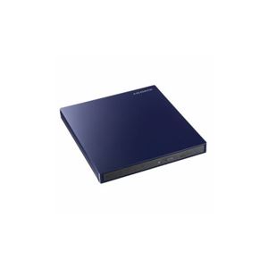 IOデータ DVRP-UT8LNA USB 3.0／2.0対応 バスパワー駆動ポータブルDVDドライブ ミレニアム群青