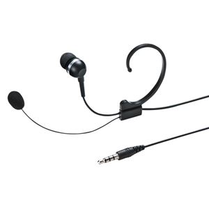 サンワサプライ 4極対応ヘッドセット MM-HS404BK
