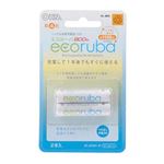 （まとめ） オーム電機 ecoruba ニッケル水素充電池 単4形2本パック BT-JUTG412P 【×10セット】