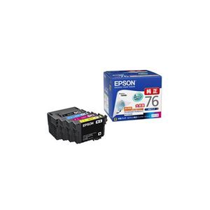 EPSON 純正インクカートリッジ（4色セット・大容量） IC4CL76