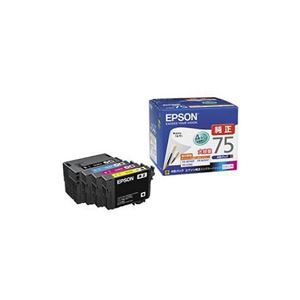 EPSON 純正インクカートリッジ（4色セット・大容量） IC4CL75