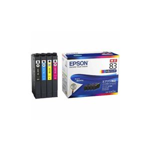 EPSON 純正 インクパック 4色パック 標準タイプ IC4CL83