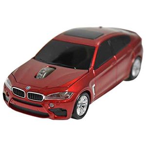 LANDMICE BMW X6シリーズ 無線カーマウス 2.4Ghz 1750dpi レッド BM-X6M-RE