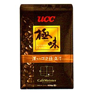 UCC上島珈琲 UCC極味 深いコク仕立て（豆）AP500g 12袋入り UCC310480000