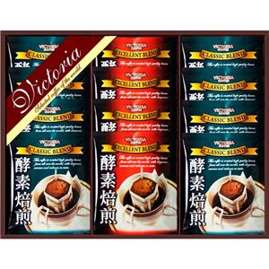 （まとめ）酵素焙煎ドリップコーヒーセット 各8個【×3セット】