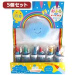 5個セット 日本理化学工業 おふろdeキットパスネットセット ブルースポンジ KFS-1X5