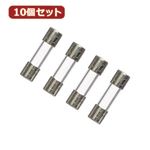 （まとめ）YAZAWA 10個セットミニガラス管ヒューズ20mm 125V GF04125MX10【×2セット】