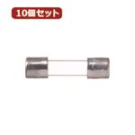 （まとめ）YAZAWA 10個セットミニガラス管ヒューズ20mm 250V GF01250MX10【×2セット】