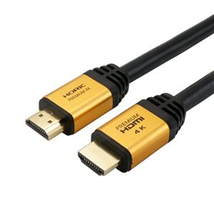 HORIC プレミアム HDMIケーブル 3m ゴールド HP-HDMI30-076GD