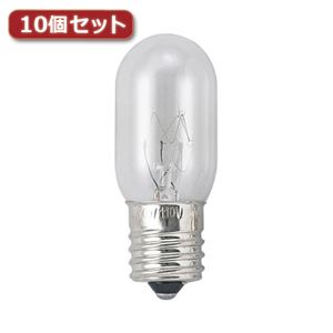 （まとめ）YAZAWA ミシン球 T22 E17 25W クリア10個セット T221725CMISINEX10【×2セット】