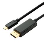 ミヨシ Type-C-DisplayPortケーブル 2m ブラック USB-CDP2／BK