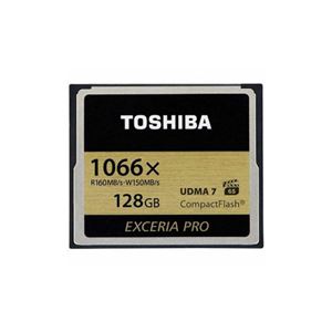 TOSHIBA コンパクトフラッシュカード 「EXCERIA PRO」 128GB CF-AX128G