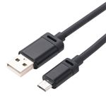 （まとめ）ミヨシ 絡みにくいmicroUSBケーブル 1m ブラック SKN-M10／BK【×5セット】