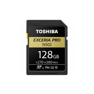 TOSHIBA SDHC／SDXCメモリカード 「EXCERIA PRO」 128GB SDXU-D128G