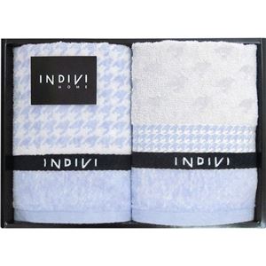 （まとめ）INDIVI ウォッシュタオル2P B2045527 L2025019【×5セット】