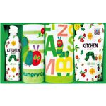 （まとめ） はらぺこあおむし キッチン洗剤タオルセット C8282050 C9283576【×2セット】