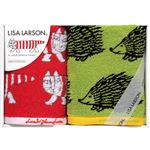 （まとめ） リサ・ラーソン カラフルシリーズ フェイスタオル＆ウォッシュタオル C8091068 C9098524【×2セット】