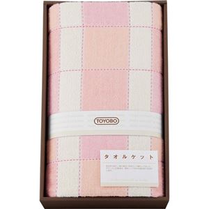 （まとめ）東洋紡 ドビー織りタオルケット B2129577 B3128088【×2セット】