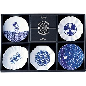 ディズニー 小粋染付 豆皿揃（スタンダード） C8157020