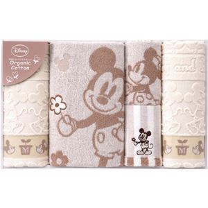 ディズニー ミッキー＆ミニー ナチュラルガーデン タオルセット C7111579 C8082070