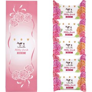 （まとめ） 牛乳石鹸 ミルキィフレッシュセット MF-5 C7291589 C8286010 C9287540【×5セット】