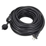 5個セット YAZAWA 防雨型延長コード1個口20mブラック H7RP1020BKX5