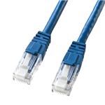 サンワサプライ つめ折れ防止カテゴリ6LANケーブル ブルー KB-T6TS-90BL