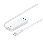 5個セット YAZAWA 国内海外兼用3AC2USB3.4A1mタイプC付 VFC34A3AC1CX5