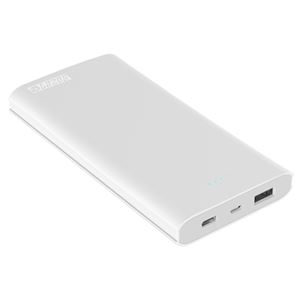 5個セット Lazos 10000mAh Type-C対応 携帯用充電器 ホワイト L-M10C-WX5