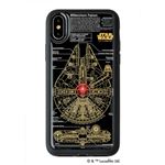 STAR WARS スター・ウォーズ グッズコレクション FLASH M-FALCON 基板アート iPhone Xケース 黒 F10B