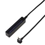 5個セット YAZAWA 差込みフリータップ2ノーマルタイプ2.5m ブラック H6NS7025BKX5
