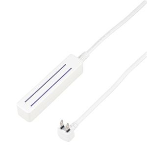 5個セット YAZAWA 差込みフリータップ2ノーマルタイプ2.5m ホワイト H6NS7025WHX5