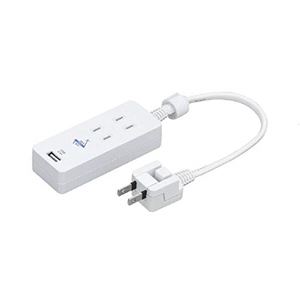 5個セット YAZAWA 国内海外兼用2AC1USB2.4Aアダプター VFC24A2AC1UX5
